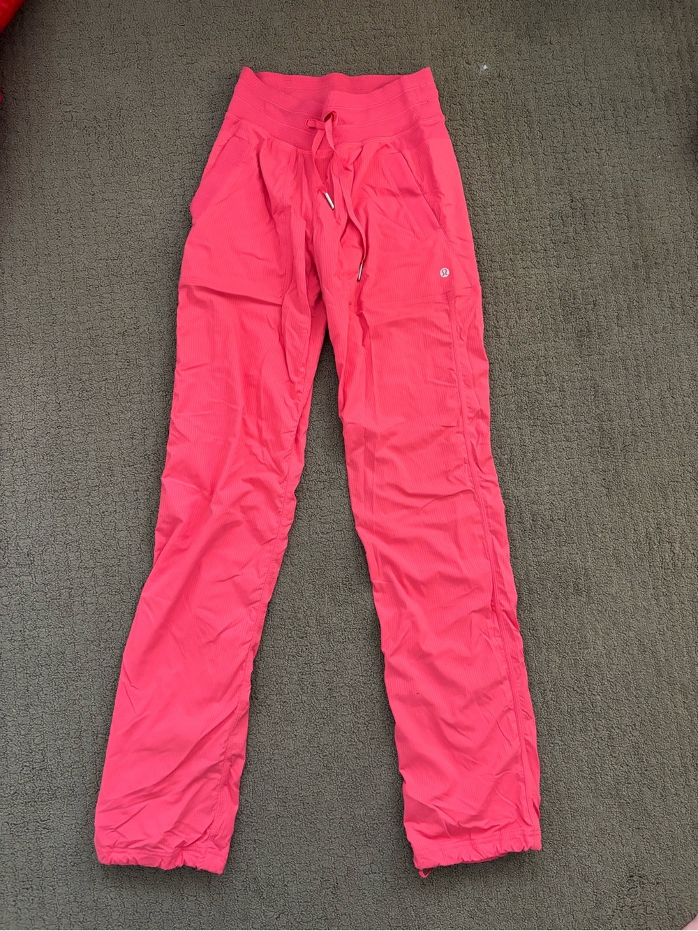 lululemon athletica Women's Hot Pink Drawstring Track Pants
